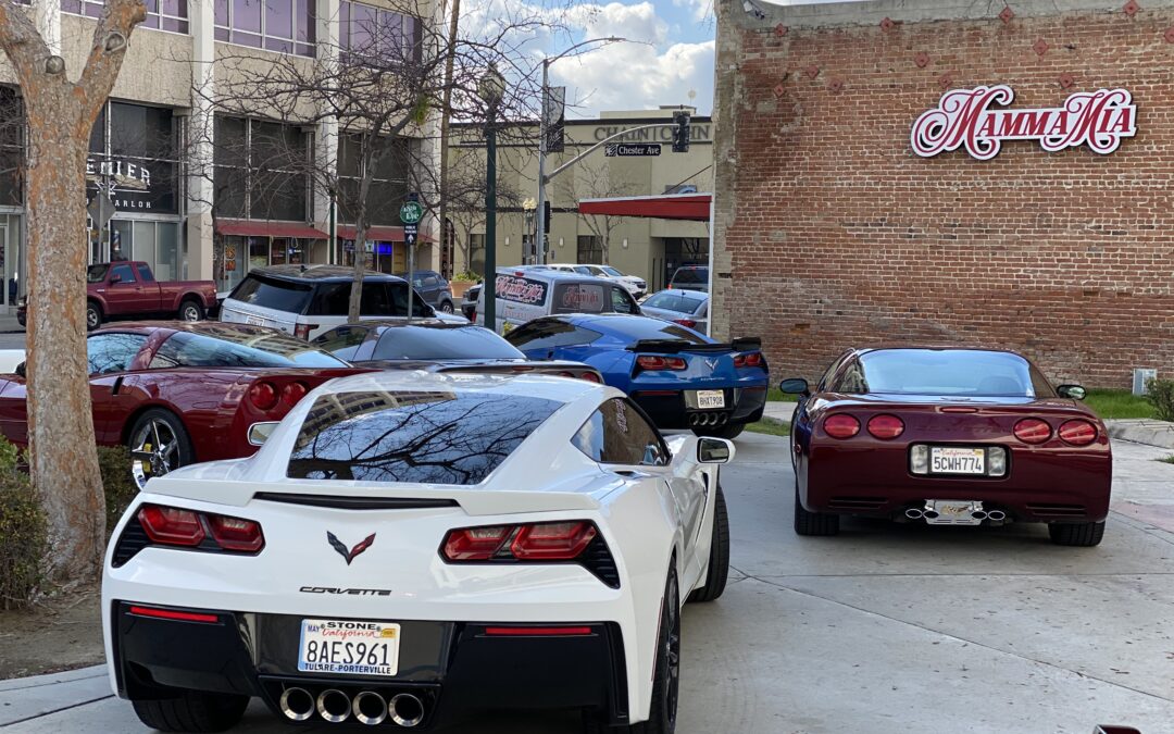 Brunch of Corvettes at Mamma Mia’s Italian Restaurant