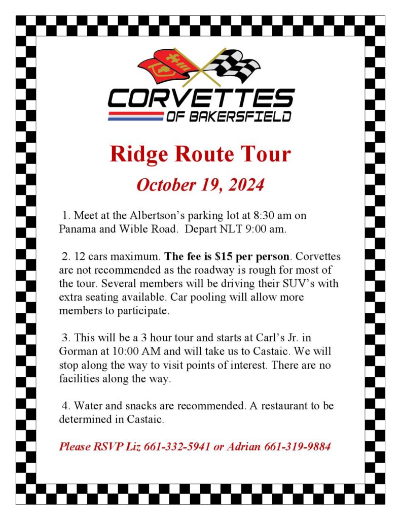 Old Ridge Route Tour