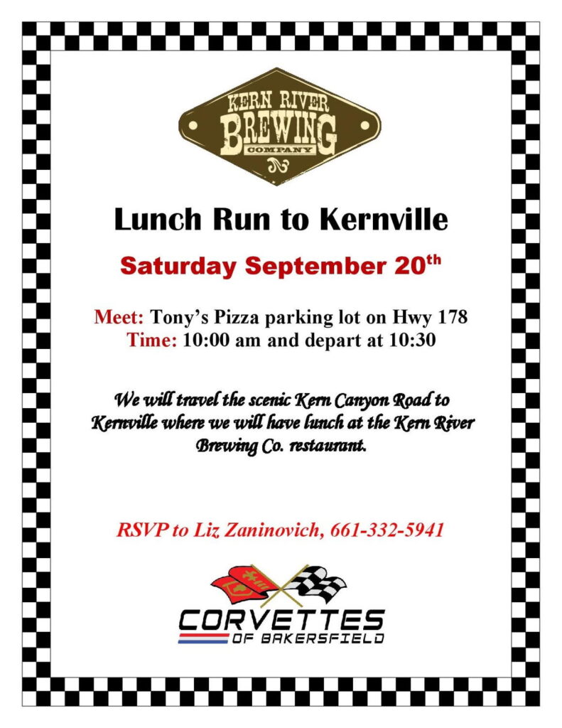 Lunch Run to Kernville