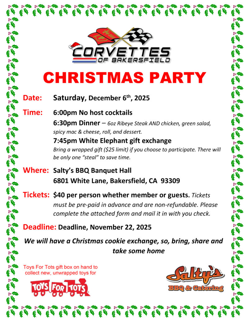 COB Christmas Party @ Salty's BBQ & Catering
