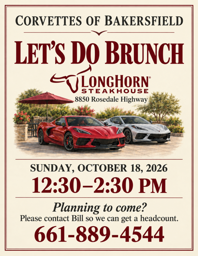 Brunch of Corvettes @ Longhorn Steakhouse