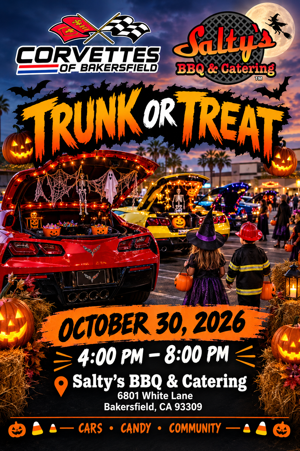 Trunk or Treat @ Salty's BBQ & Catering - Banquet & Event Center